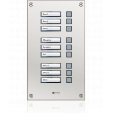 WS vandal resistant direct dialling module with nine buttons