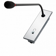 Conductor series gooseneck microphone with headset connector